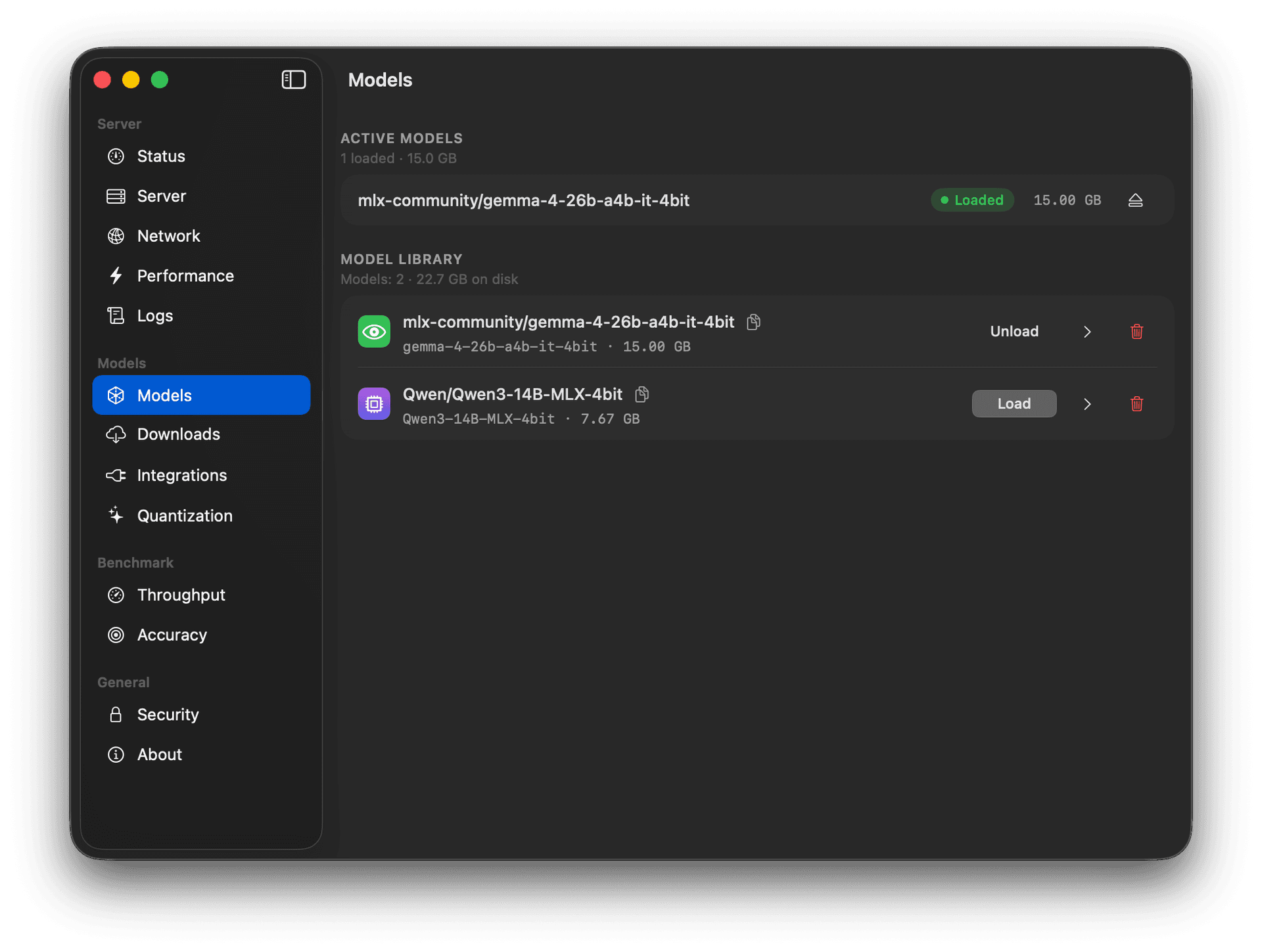 oMLX local server