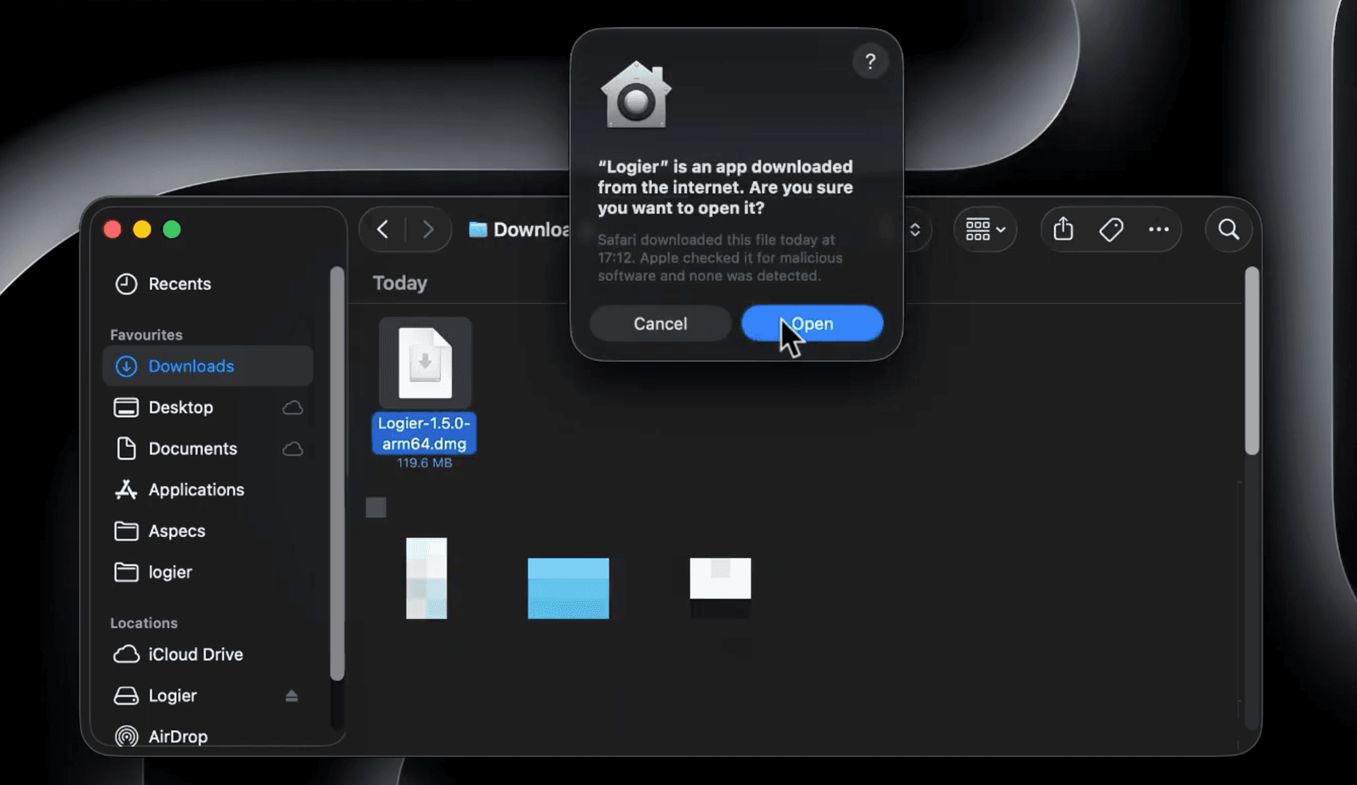 Installing Logier on MacOS