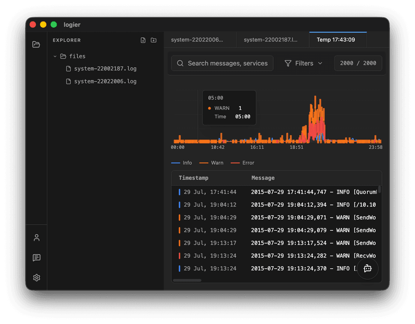 Logier v1.0.0 App Screenshot