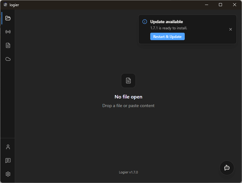 Logier App Update Notification