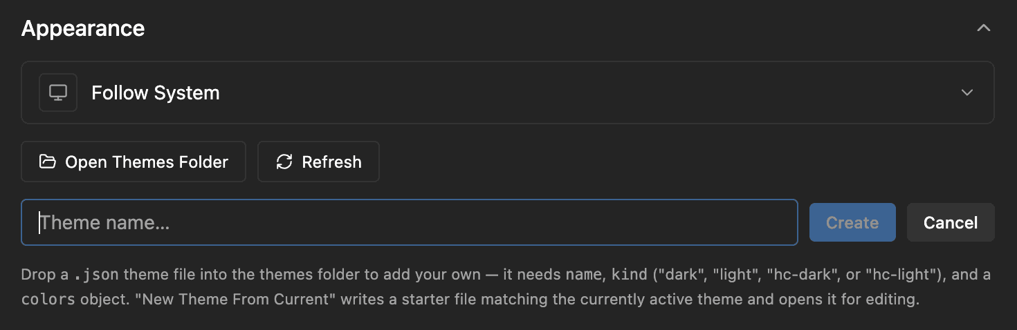 Logier Create Custom Theme