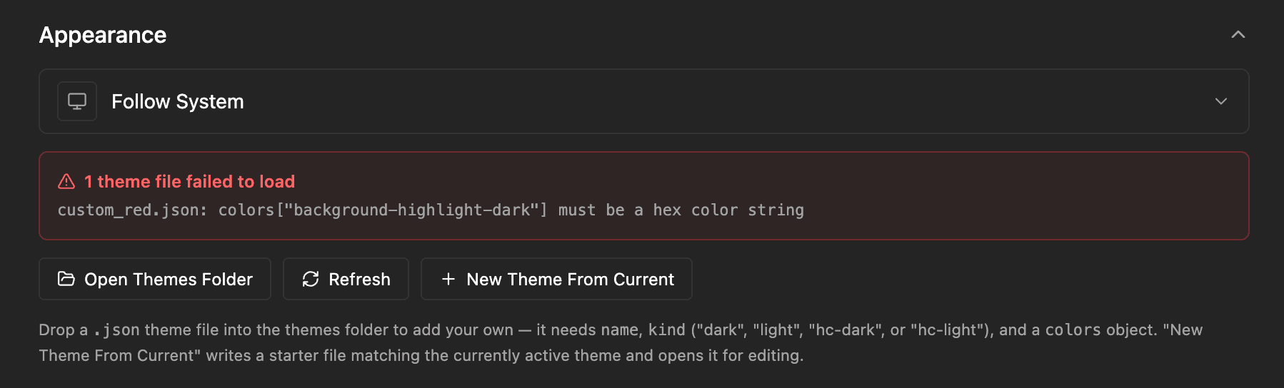 Logier Custom Theme Validation
